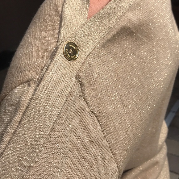Michael Kors nwot gold pull over sweater - Picture 4 of 7